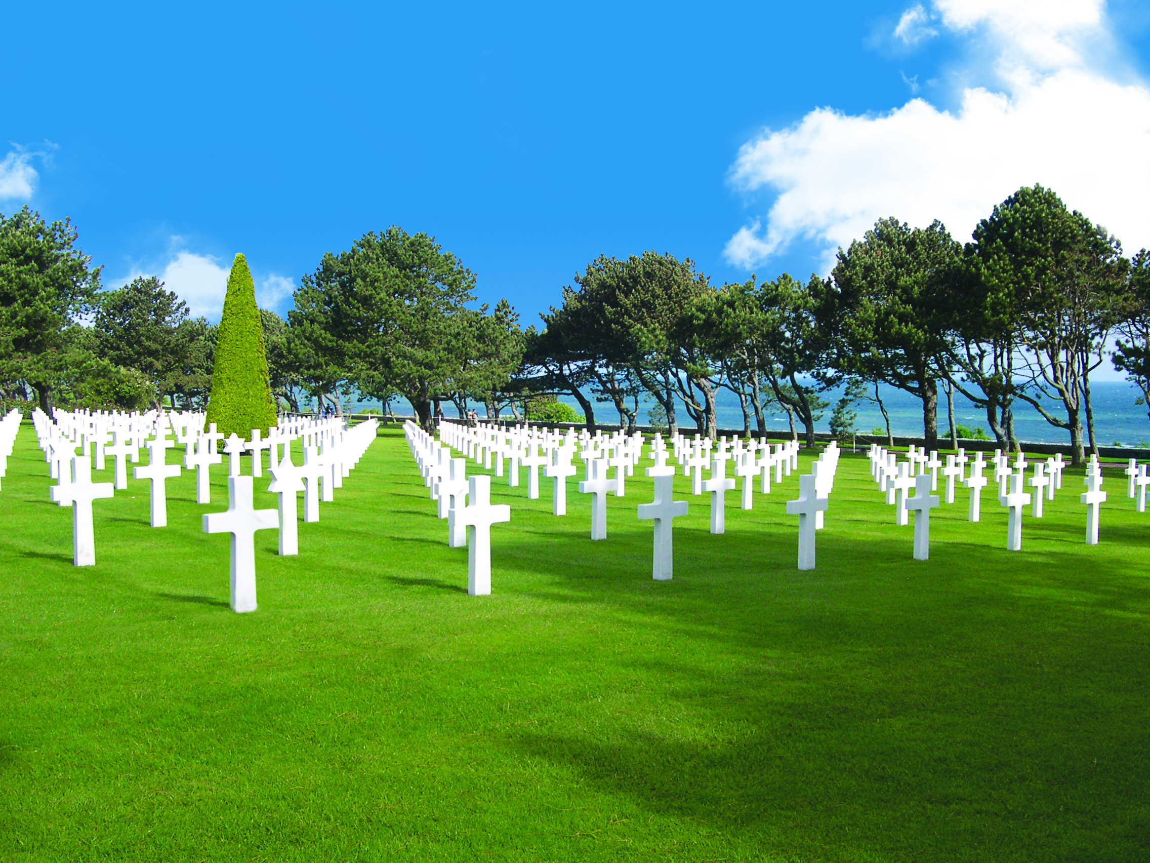 Military Cemetery in Normany
