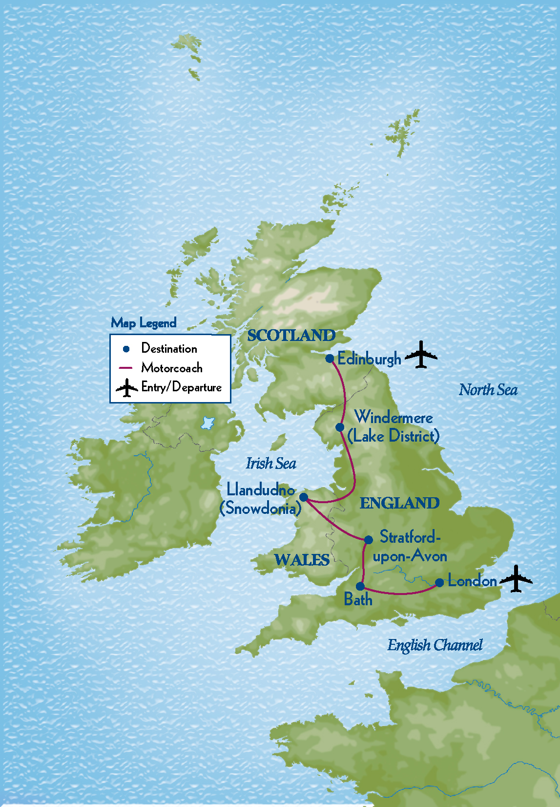 Map of Trip