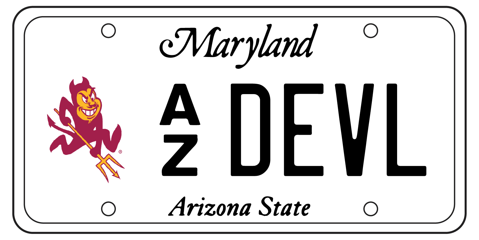 Maryland Plate