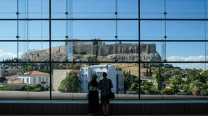 View from the Acropolis Museum