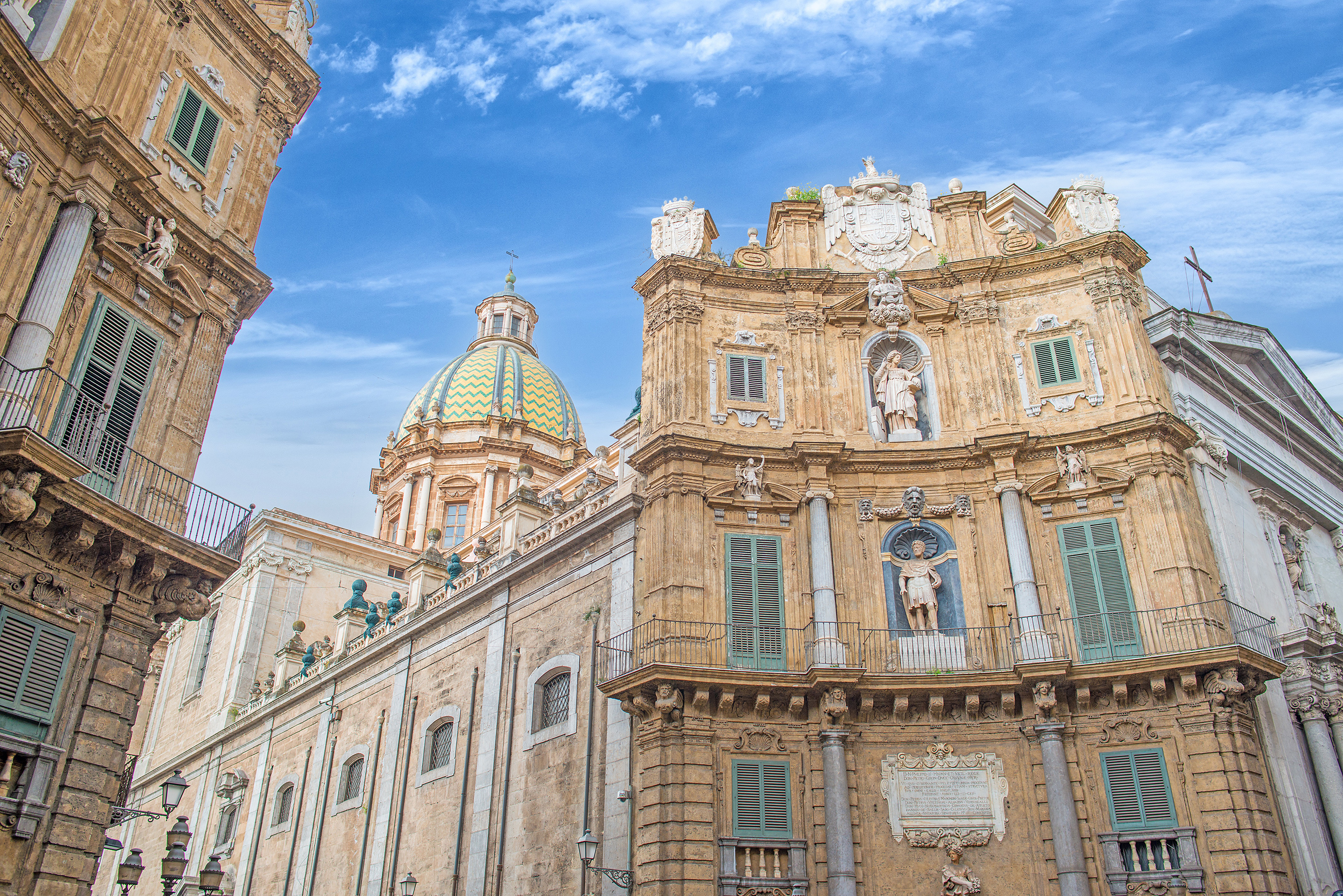 Quattro Canti in Sicily, Italy