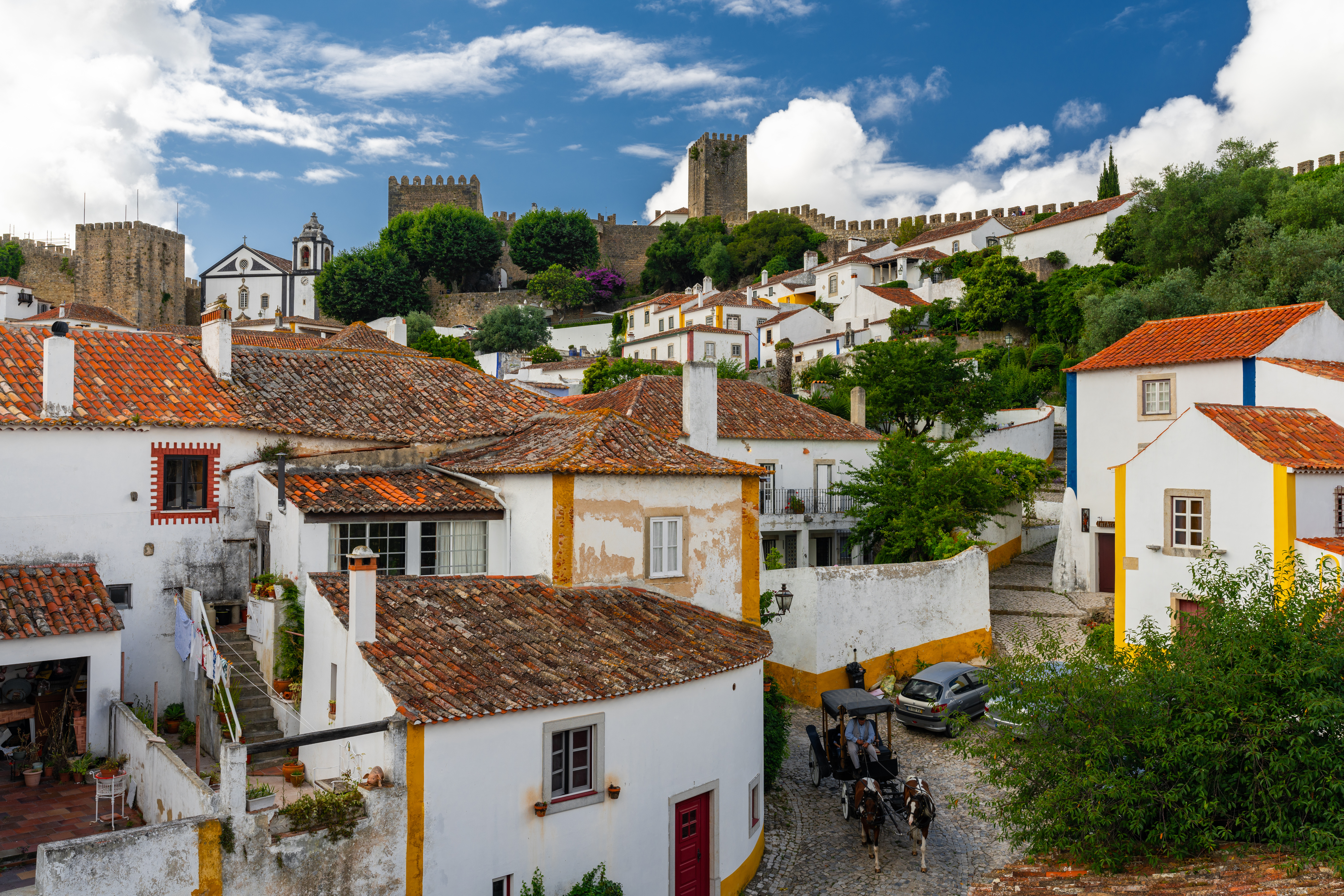 Obidos Town Medieval Walls