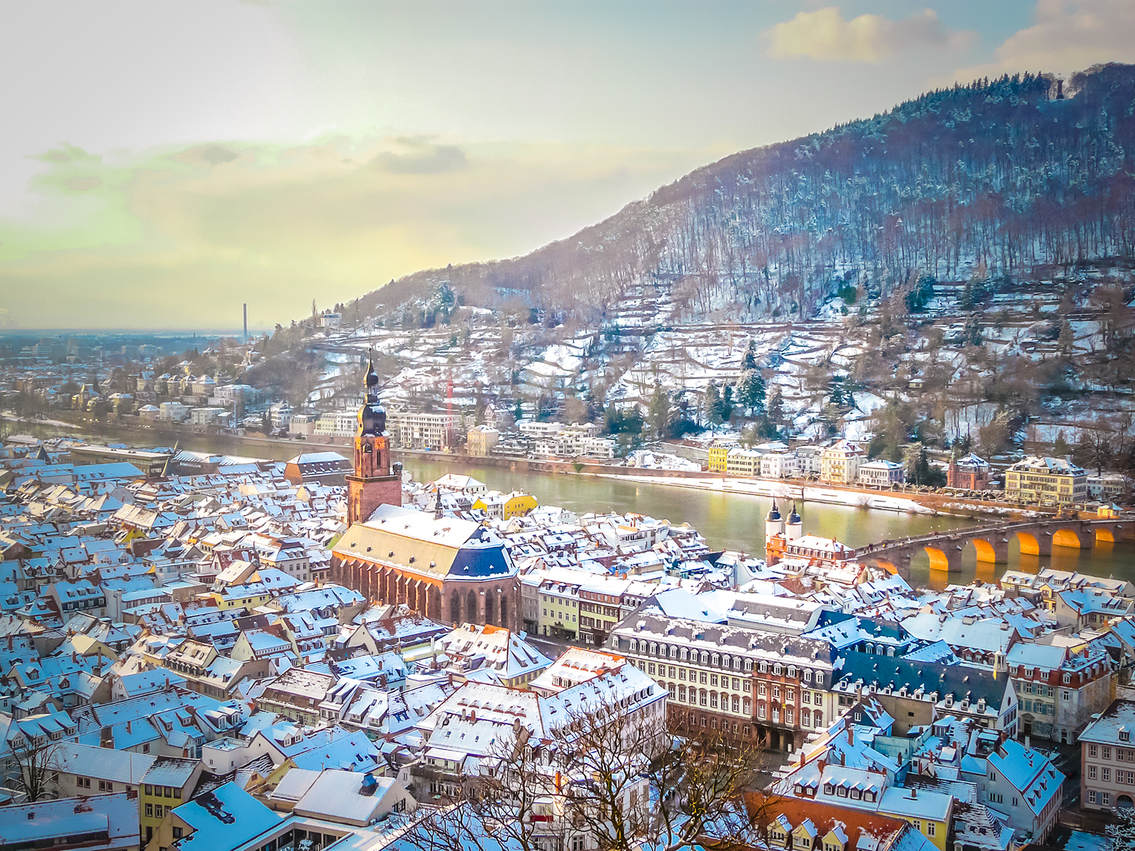 Aerial view of Heidelberg